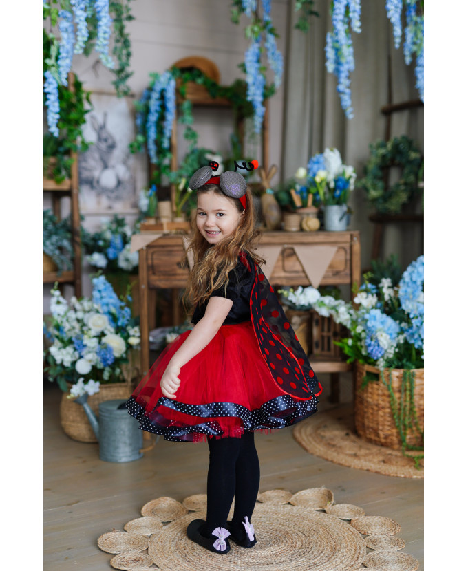 Дитячий карнавальний костюм Божа корівка (Сонечко)