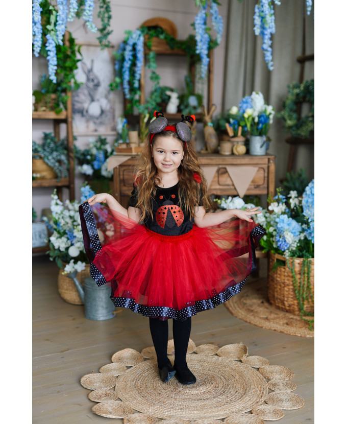 Дитячий карнавальний костюм Божа корівка (Сонечко)