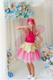 Карнавальний костюм для аніматорів Фея в рожевому