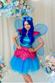 Карнавальний костюм для аніматорів Фея в синьому