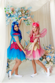 Карнавальний костюм для аніматорів Фея в синьому