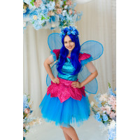 Карнавальний костюм для аніматорів Фея в синьому