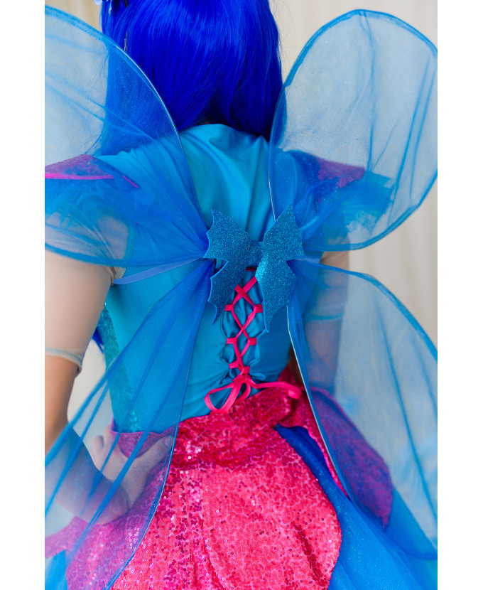 Карнавальний костюм для аніматорів Фея в синьому