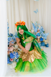 Карнавальний костюм для аніматорів Фея в зеленому