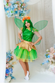 Карнавальний костюм для аніматорів Фея в зеленому