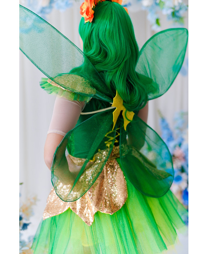 Карнавальний костюм для аніматорів Фея в зеленому