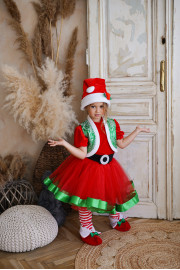 Костюм Новорічного Ельфа для дівчинки