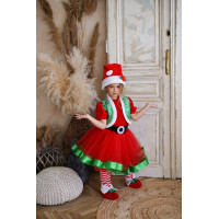 Костюм Новорічного Ельфа для дівчинки