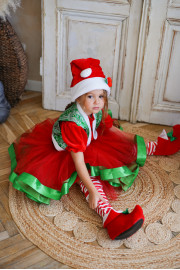 Костюм Новорічного Ельфа для дівчинки
