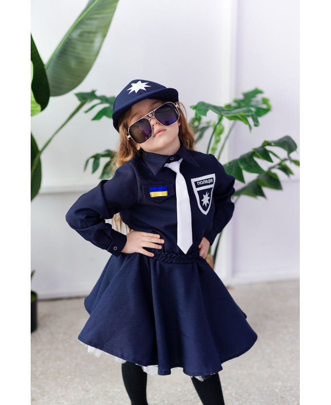 Костюм поліцейська для дівчинки